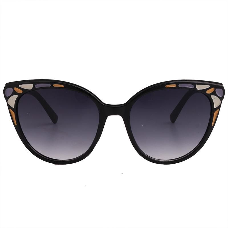 2020 Factory Directly Cateye Fashion Sunglasses with Painting