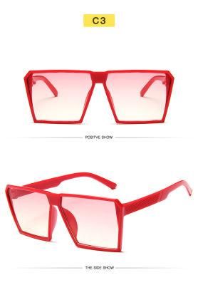 Cross-Border Parent-Child Children&prime;s Sunglasses Square Gradient Fashion Cool for Kids