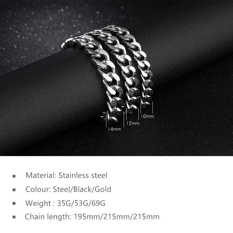 Stainless Steel Jewelry Male Bracelet