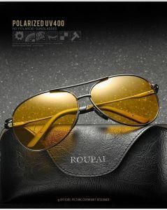 Mens Night Vision Gafas De Sol Hombre Driving Sun Glasses