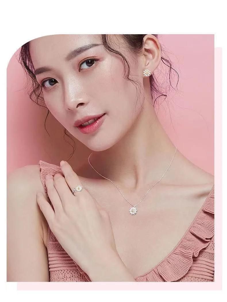 Fashion Small Daisy Creative Ring Female Ins Tide New Opening Adjustable Simple Design Ring