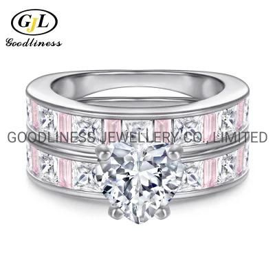 Hot Sale 925 Sterling Silver Women Wedding Jewelry CZ Rings