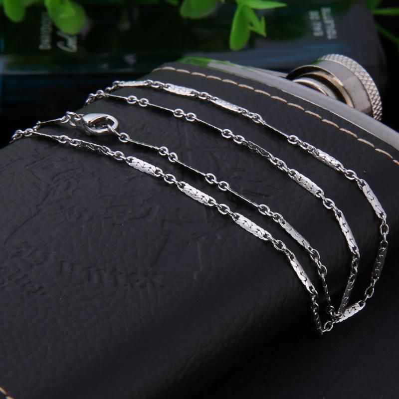 Fashionable Nameplated Pendant Jewelry Necklace Stainless Steel Jewellery Bracelet Anklet Gold Plated Design