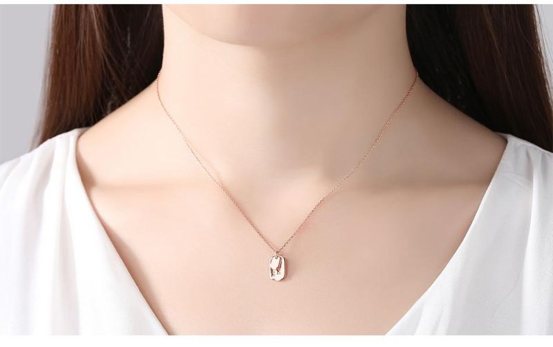 Custom Good Luck Pendant Men Silver Necklace Jewelry
