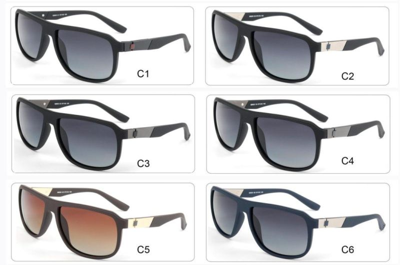 Tr90 Polarized Lens Sunglasses for Men and Woven