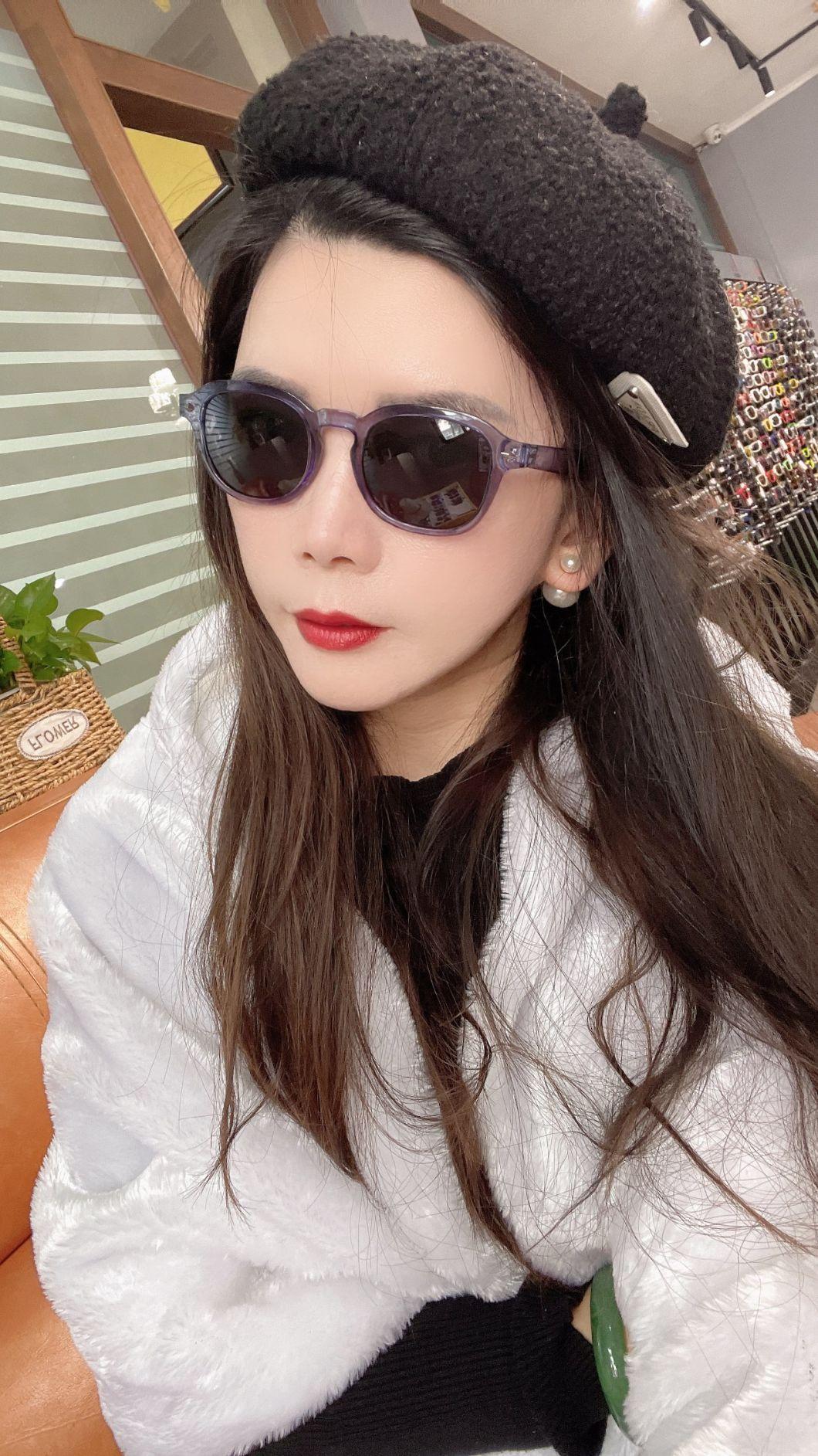 Eugenia Newest 2021 New Clear Purple Blue Square Vintage Ins Fashion Smallsize Frame Women Trendy Shade Fashion Drop Shipping Designer Sunglasses