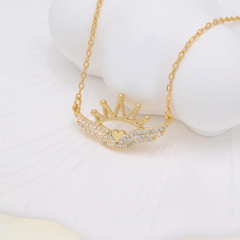 2022 Wholesale Crown Ladies Fashion Jewelry Necklace