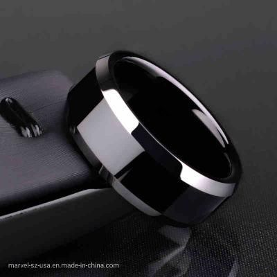 Vintage Fashion Accessories Titanium Black Men Rings Fashion Jewelry