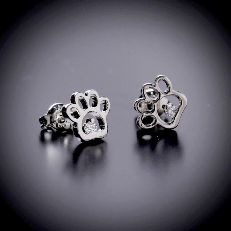 fashion Simple Temperament Zirconia Earrings Jewelry