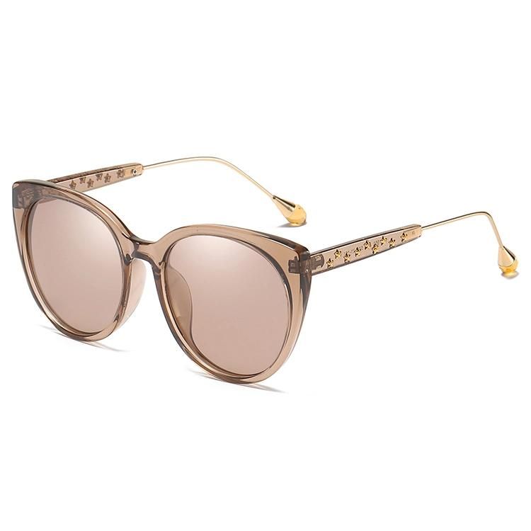 2019 Hot Selling Big Cat Eye Fashion Sunglasses for Ready Made Goods