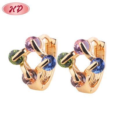 Wholesale 2020 Popular Gold Plating Korea Gemstone Earring