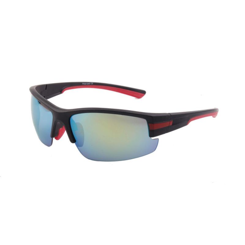 Black and Red Sunglasses Trending Polarized Sports Sunglasses