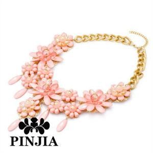 2014 Vintage Women Chunky Statement Necklace &amp; Pendant Big Crystal Flower Pendant Necklace