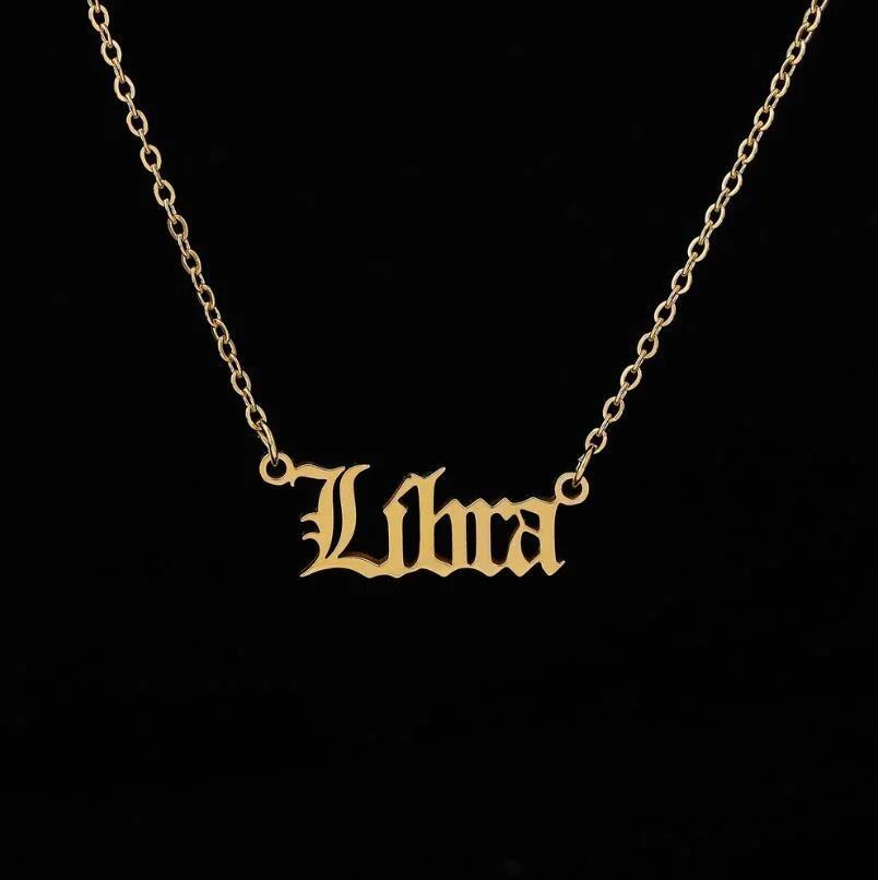 Manufacturer Stainless Steel Necklace Custom High Quality Non Fade 18K Gold Plated Pendant Necklace Name Fashion Jewelry Chain