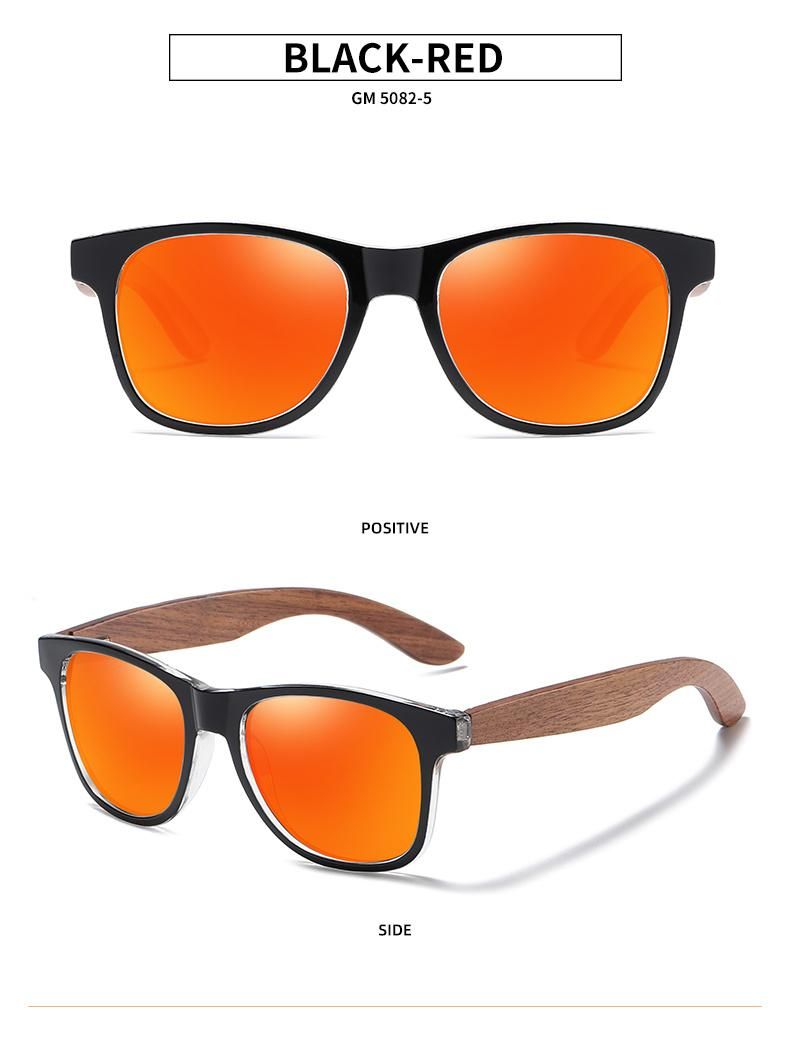 Fashion Glasses Sunglasses Unisex Custom Polarized Wood High Quality Sun Glasses Sunglasses