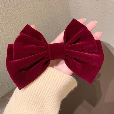 20cm Big Bow Hair Scarf Chiffon Floral Scrunchies Hair Bands Ponytail Holder Scrunchy Ties 2 in 1 Vintage Accessories for Women Girls