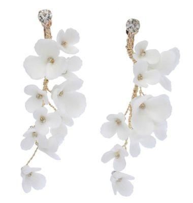 Wedding Bridal Ceramic Elegant Earrings for Brides