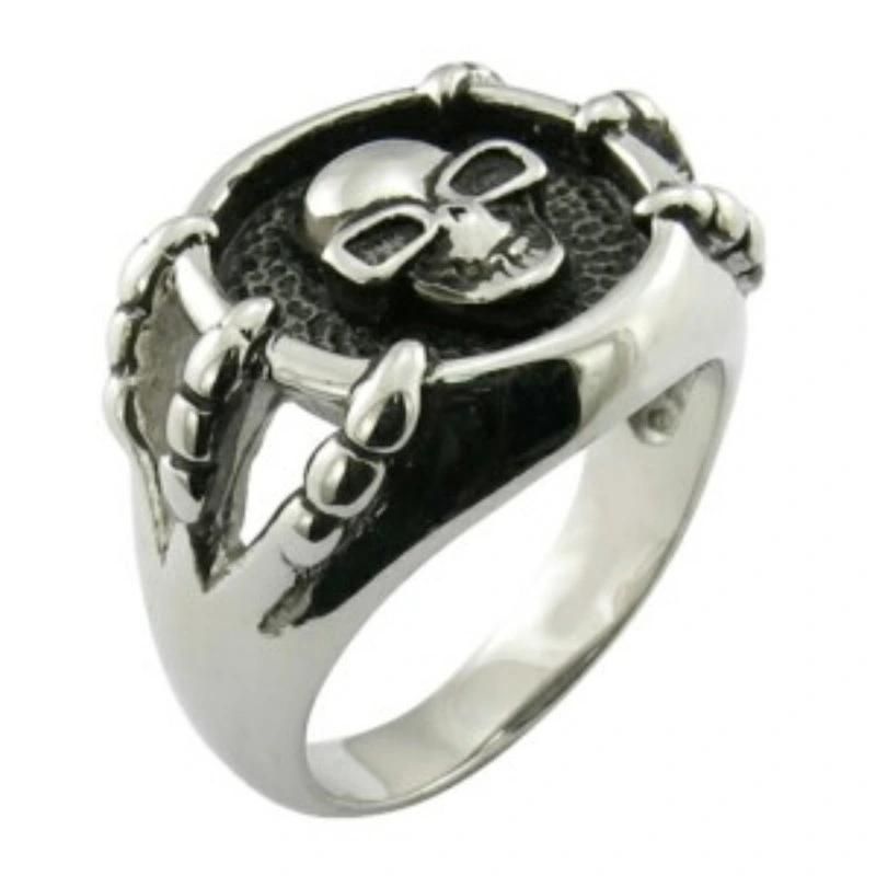 Halloween Jewelry Skull Enamel Ring