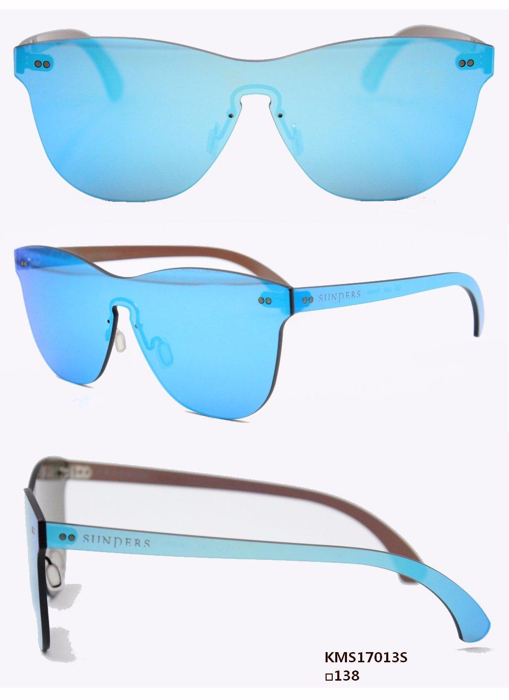 One Piece Nylon Lens Nylon Temple Sunglasses (KMS17013S)