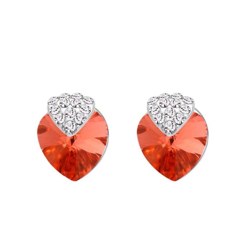Sweet Crystal Rhinestone Stud Earring-D6
