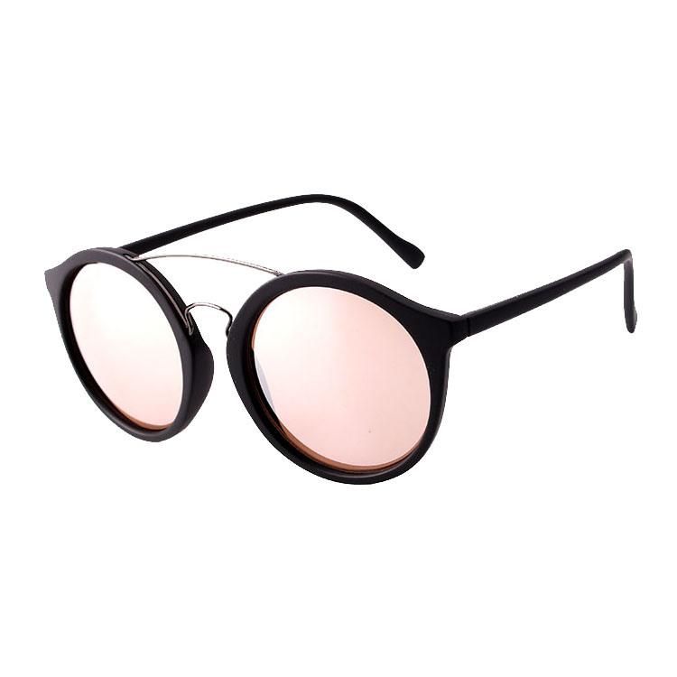 2018 Classical Round Shape Sunglasses with Mirrored Lens