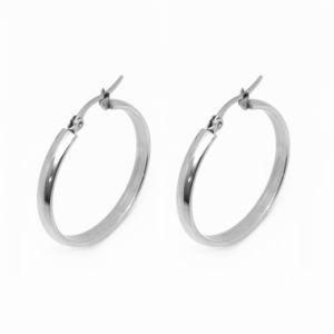 Yongjing Jewelry Stainless Steel Fashion Hoop Earrings (YJ-E0014)