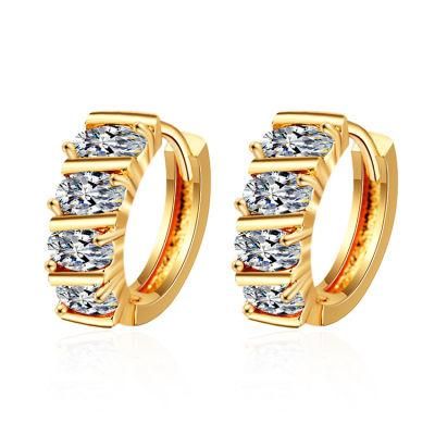 2020 New Design Fashion Women&prime;s Jewelry 18K Gold Plated Hoop Earrings