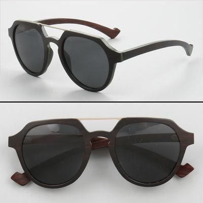 Wood Wooden Sunglasses with Mirror Lens New Model
