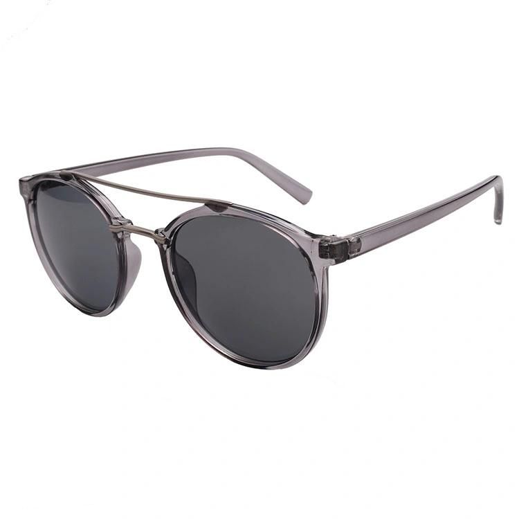 Lenses Metal High Quality Wholesale Round Sunglasses Women