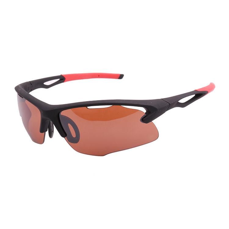 Fashion Sprorts Sunglasses, Mirrored Lens&Half Frame Suit for Outdoor Playing