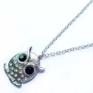 Owl Necklace, Pendant Necklace, Costume Necklace (SS15273NA)