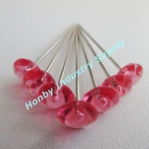Free Shipping Acrylic Red Colored Decorative Diamond Head Pin