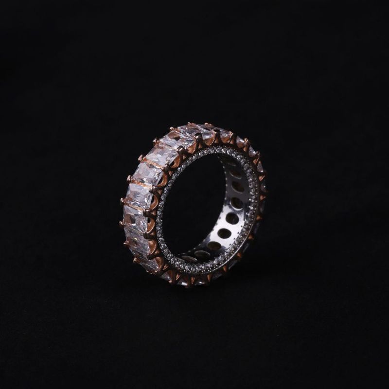 Fashion Jewelry 925 Sterling Silver Luxury Diamond Ring