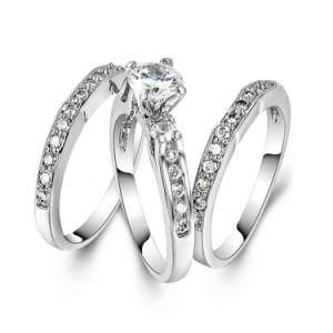 Newest Hot Selling Fashion Jewelry Wedding Ring Set