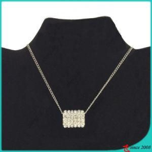 Crystal Pave Bar Necklace for Girl Jewelry (FN16040906)