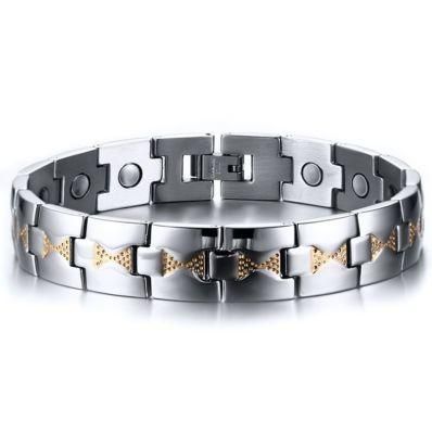 New Simple Fashion Bracelet Jewelry, Stainless Steel Magnetic Stone Bracelet Jewelry Gift for Men