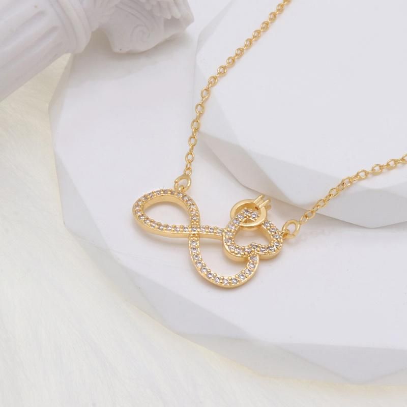 Wholesale Trend Personalized Girls Zircon Fashion Jewelry Necklaces