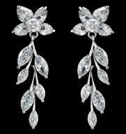 Wedding CZ Earring Jewelry, Bridal CZ Earring Jewelry, Bridesmaid CZ Earring