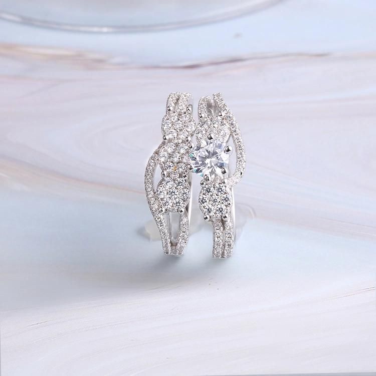 925 Silver High Quality Best Seller Moissanite Cubic Zirconia Fashion Jewellery Accessories Fashion Jewelry Ring