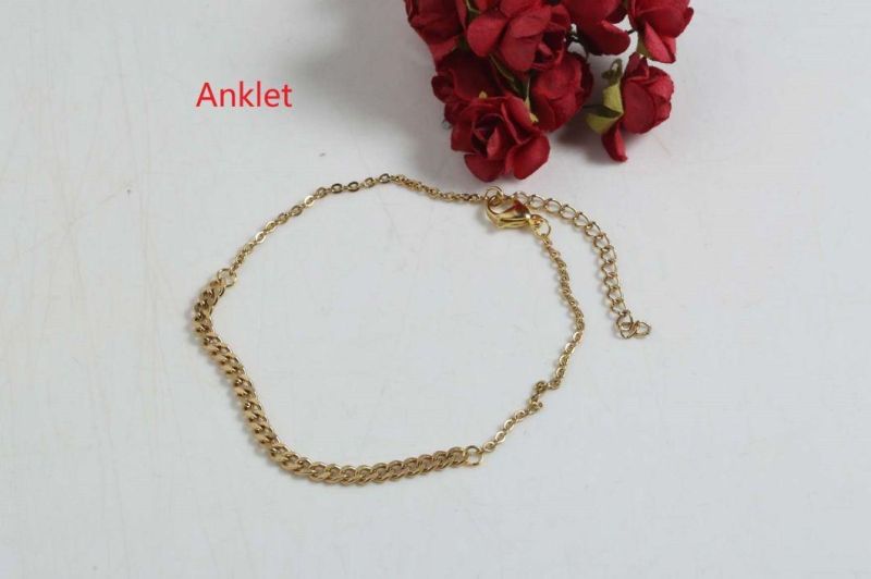 Manufacturer Customized High-Quality Jewelry Never Fade Wholesale Fashion Jewelry Stainless Steel Anklets