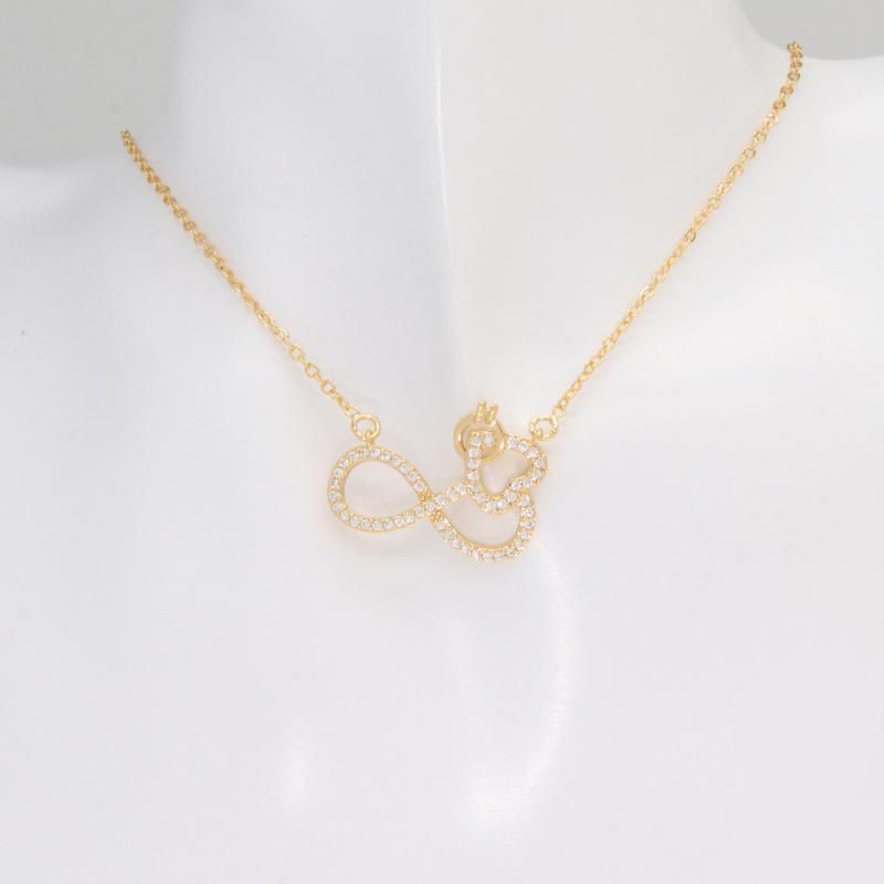 Wholesale Trend Personalized Girls Zircon Fashion Jewelry Necklaces