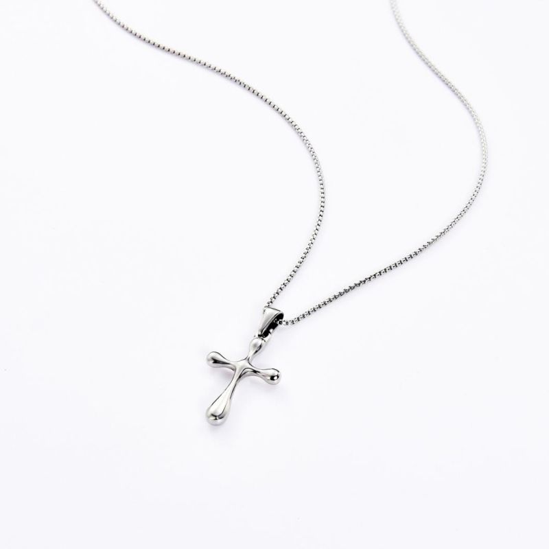 Fashion Stainless Steel Jewelry Cross Pendant Necklace Collection for Religious Souvenir Gift Design