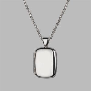 Fashion Jeewelry Lmadam Soho Locket Necklace&#160; &#160; Stainless Steel Pendant Necklace&#160; for Men