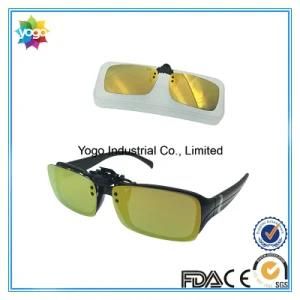 Folding Clip on Sunglasses with Case