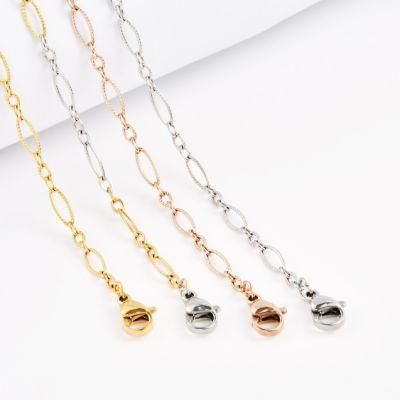 Stainless Steel Necklace Gold Plated Necklace Anklet Bracelet Making Chain Fashion Jewelry