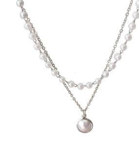 Latest China New Fashion Kpop Pearl Choker Necklace for Ladies Gift