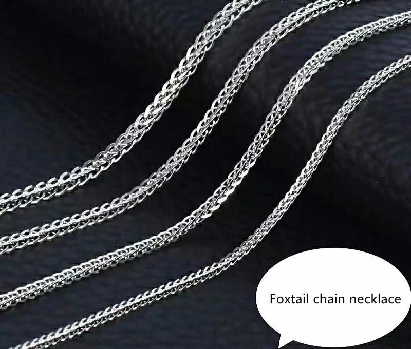 Stainless Steel Jewelry Stainless Steel Fox Tail Chains