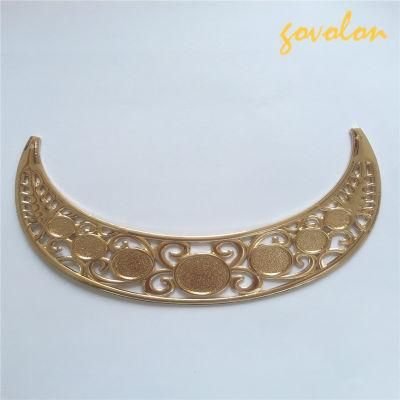 New Golden Alloy Neckline Decorated