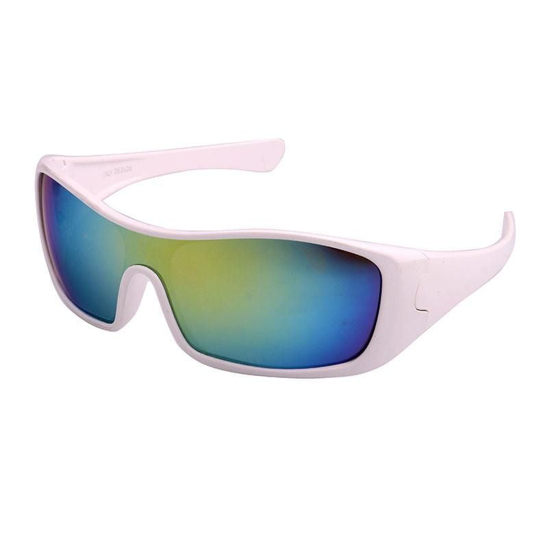 2019 White Frame One Piece Sports Sunglasses