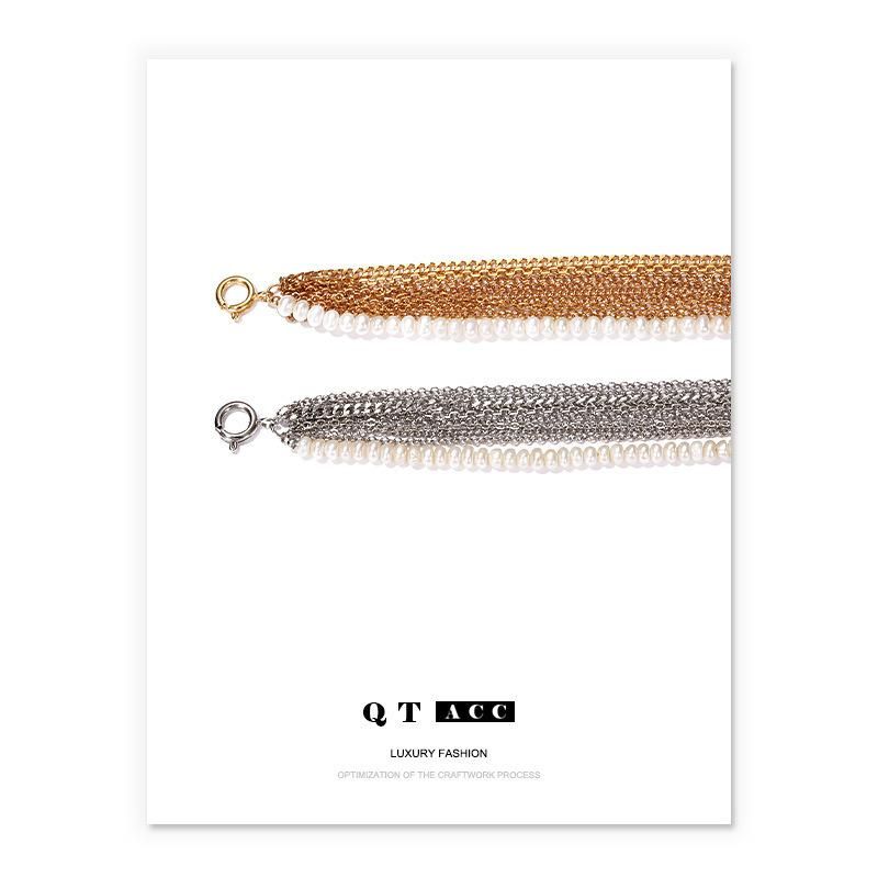 Fashion Natural Pearl Premium Stacking Bracelet Jewelry